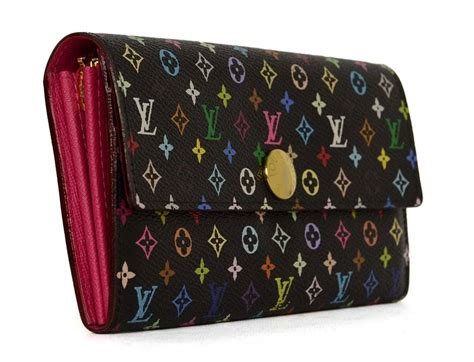 louis vuitton multicolor logo|authentic Louis Vuitton multicolor wallet.